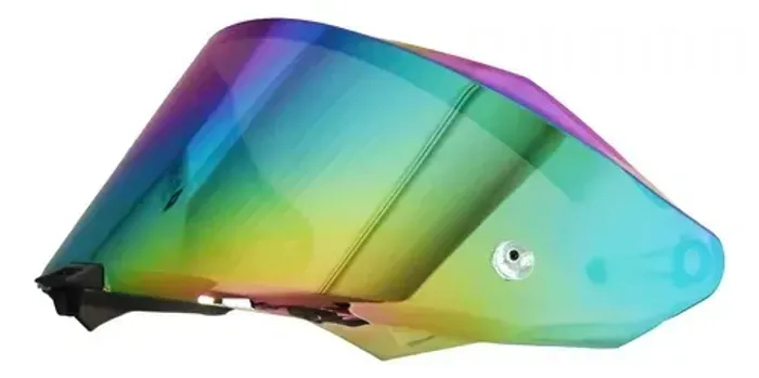 Viseira KYT R2R Iridium Rainbow