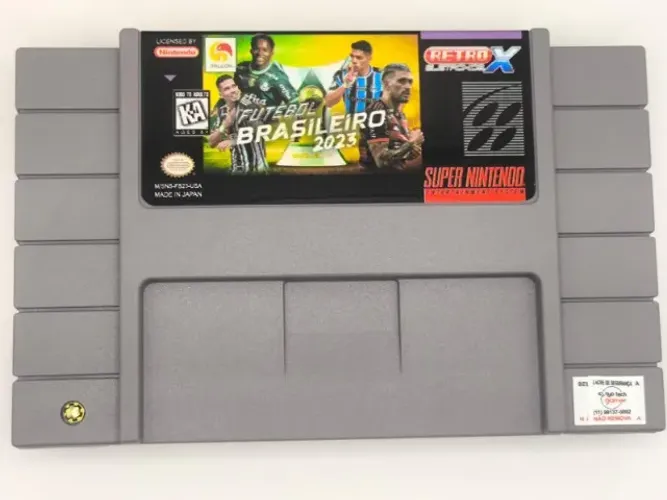 Fita / Cartucho Campeonato Brasileiro 2023 Super Nintendo SNES
