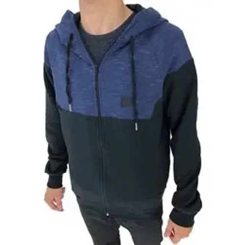 Jaqueta Moletom com Zíper Masculina Tigs Azul Noite Jet - Tamanho M
