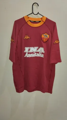 Camisa Roma Kappa Kombat 2000 original BATISTUTA TOTTI 