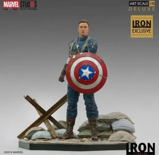 Capitão América Deluxe Iron Studios 1/10