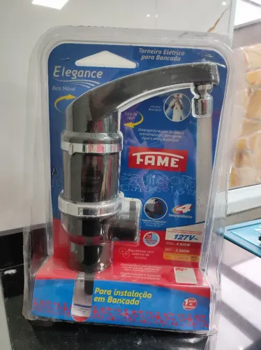 Torneira Elétrica Fame Elegance 4 temperaturas 127v