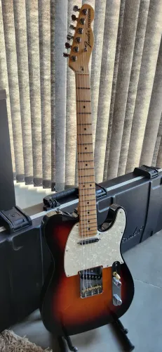 Guitarra Fender Telecaster american 60th Anniversary com case e Noiseless N3