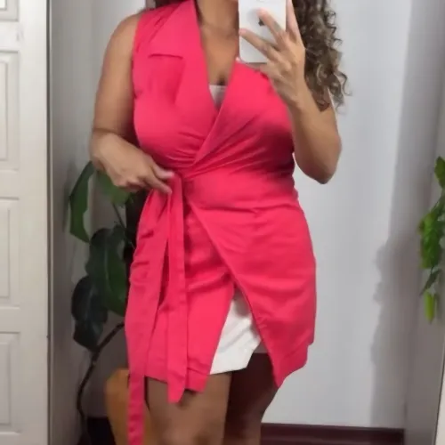 Blusa colete Rosa Pink 
