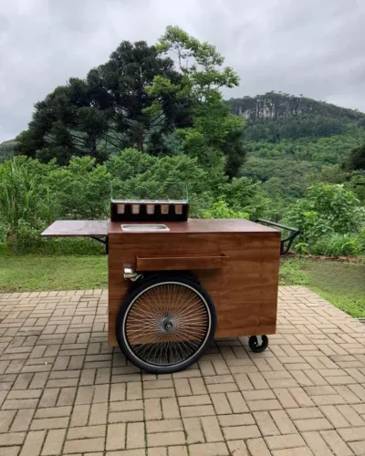 Carrinhos Gourmet e Estações Móveis Personalizadas - Fabricamos Sob Medida! ? ? 