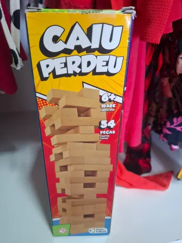 Jogo de Tabuleiro Caiu Perdeu
