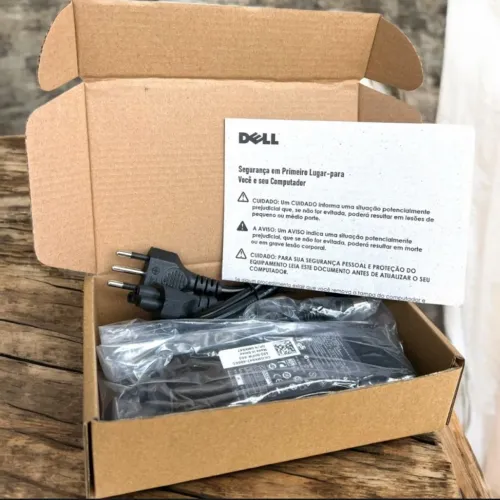 Fonte Carregador para Notebook Dell 65w e 90w | 19.5V 3.34A Plug 7.4 x 5.0mm Pino grosso