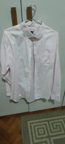 Camisa social rosa tamanho M