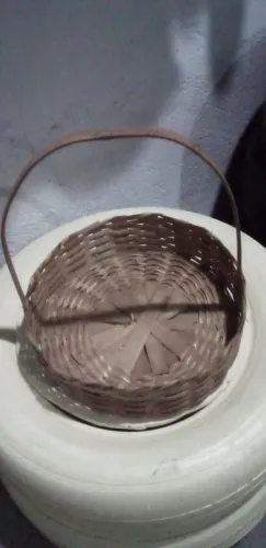 Cesto de vime para pão