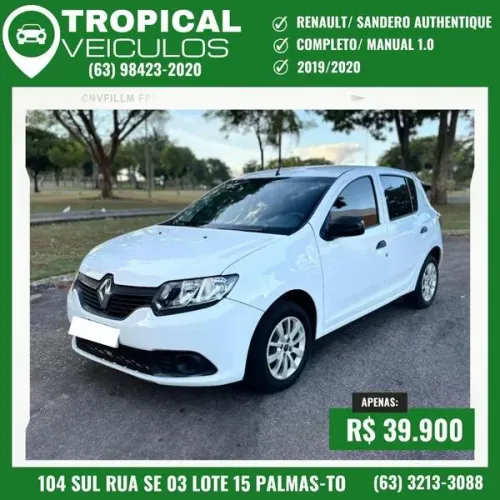 Renault Sandero Authentique Hi-flex 1.0 16V 5P 2020