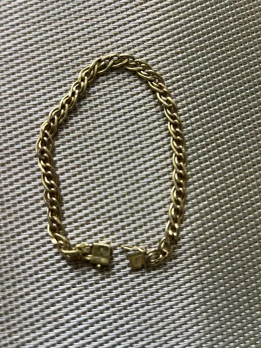 Ouro/ pulseira 18k , 5 g # R$ 3500,00