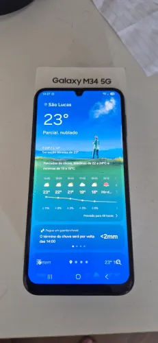 Samsung Galaxy M34 5G 128GB 6GB RAM - Impecável C/Caixa, Carregador e Acessórios