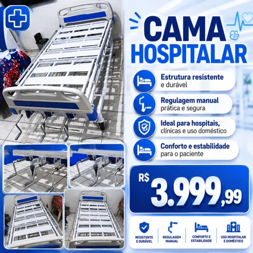 Cama hospitalar nova