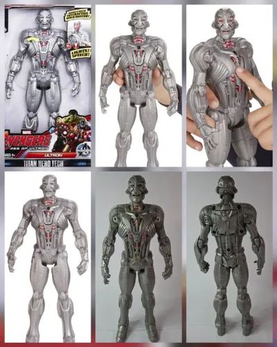 Titan Hero Tech - Ultron Boneco Eletrônico Vingadores 30cm Fora de catálogo. Raro