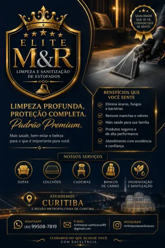 LIMPEZA E SANITIZAÇÃO DE ESTOFADOS