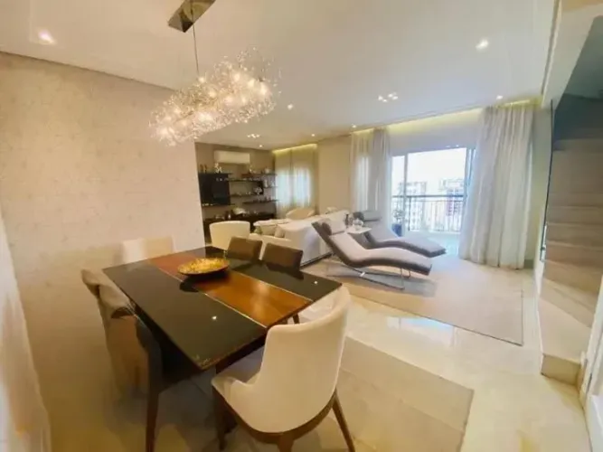 Cobertura Duplex Exclusiva de 234m² à Venda no Condomínio Premiere  Tatuapé.  O pavimento 