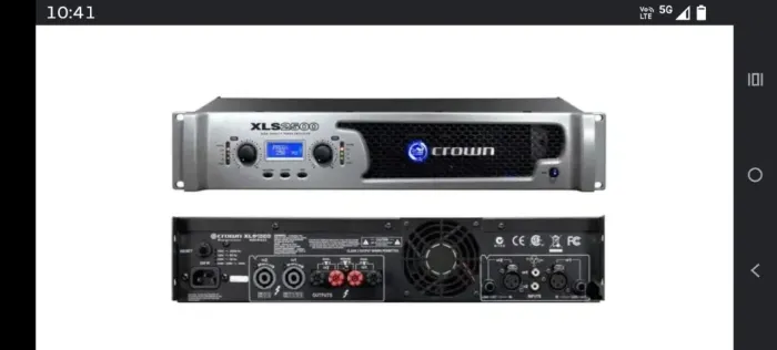 Amplificador Crown XLS 2500