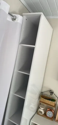 Módulo multiuso closet sapateira prateleiras branco