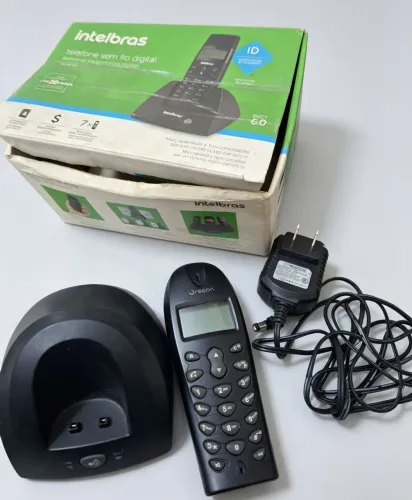 NOVO! Telefone Sem Fio Digital Intelbras DECT 6.0 - Completo com Caixa