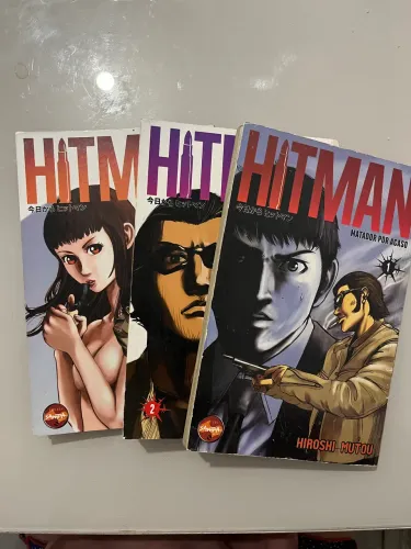 mangá hitman matador por acaso vol 1/2/3 usado