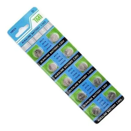 bateria alcalina 1.55v ag13/257a/cx44/lr44w por unidade