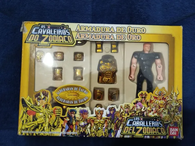 Boneco cavalheiros do zodíaco vintage original bandai - Aldebaran de touro, zerado