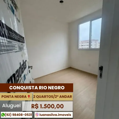CONQUISTA RIO NEGRO - Imóvel para aluguel com 2 quartos em Ponta Negra - Manaus - AM