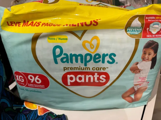 Fralda pampers pants XG