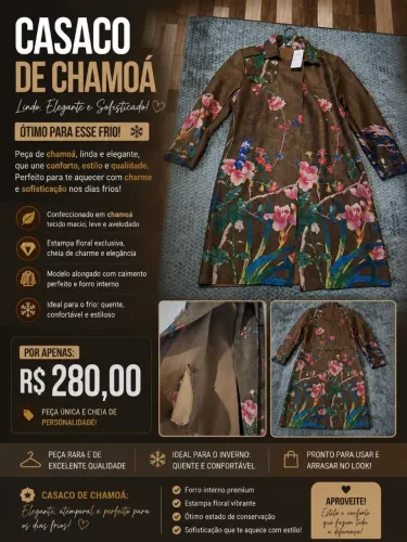 ? Casaco de Chamoá Feminino