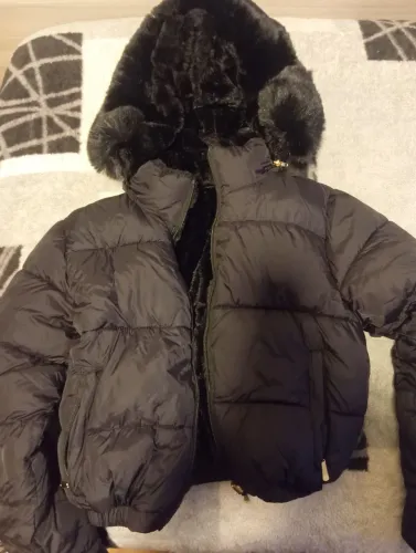 Jaqueta puffer de inverno acolchoada nunca usada