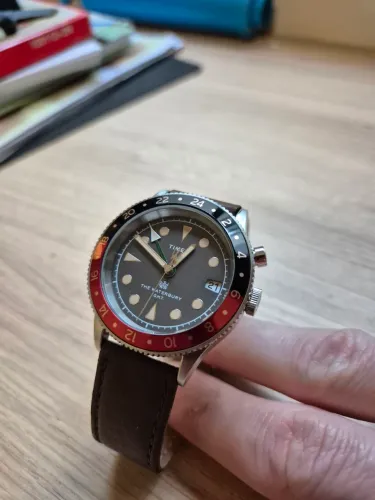 Relógio Timex waterbury GMT - estado de novo