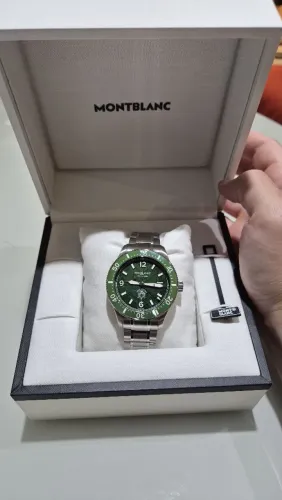 Relógio Montblanc Iced Sea original, completo, na garantia até jan de 27, nota de compra