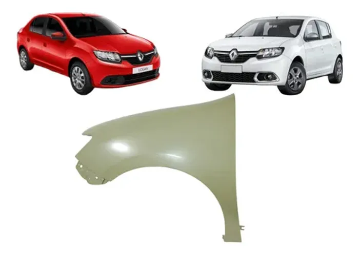 Paralama Sandero Logan 2015 2016 2017 2018 A 2022 L Esquerdo