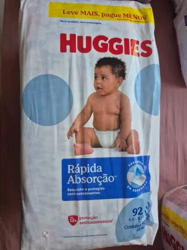 Kit fraldas Huggies