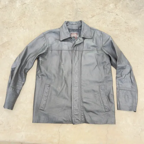 Jaqueta de couro wrangler