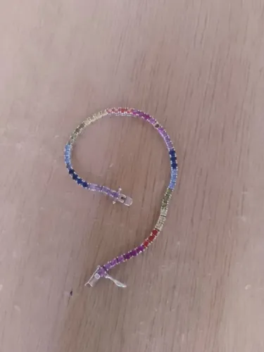 Joia de prata com Ziconia