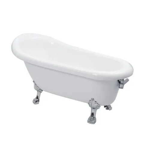 Banheira Vitoriana Freestanding Imersao Jade- Branca