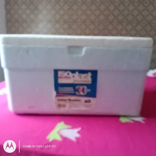 Vendo térmica de isopor com dreno 60 litros