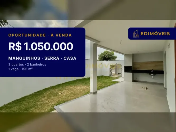 Casa duplex em Manguinhos: 3 quartos, perfeita para receber amigos e familiares