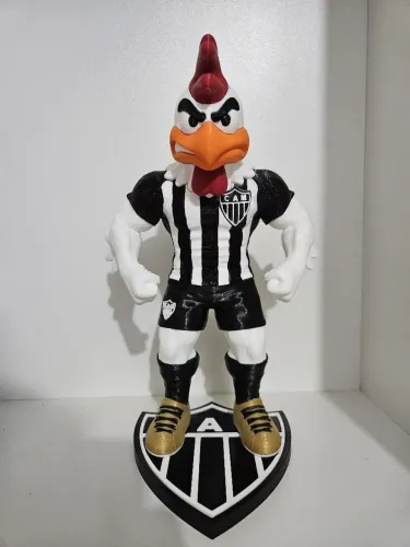 Mascote Atlético 25 cm de altura
