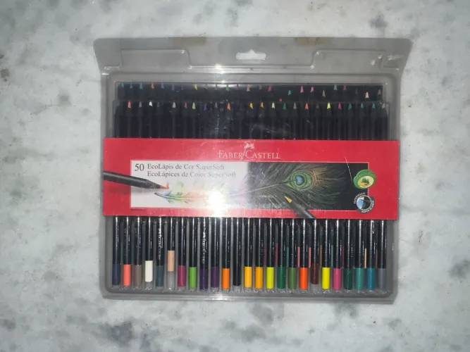 Eco Lápis Faber Castel 50 cores