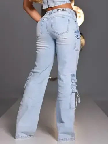 FRETE  .(.9.9846..0095..PPKK..)Calça Jeans N42