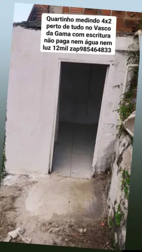 Quartinho para morar o comércio no Vasco da Gama perto de tudo