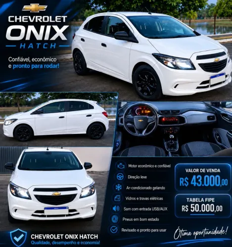Chevrolet Onix JOY Hatch 1.0 8V Flex Mec. 4P 2019