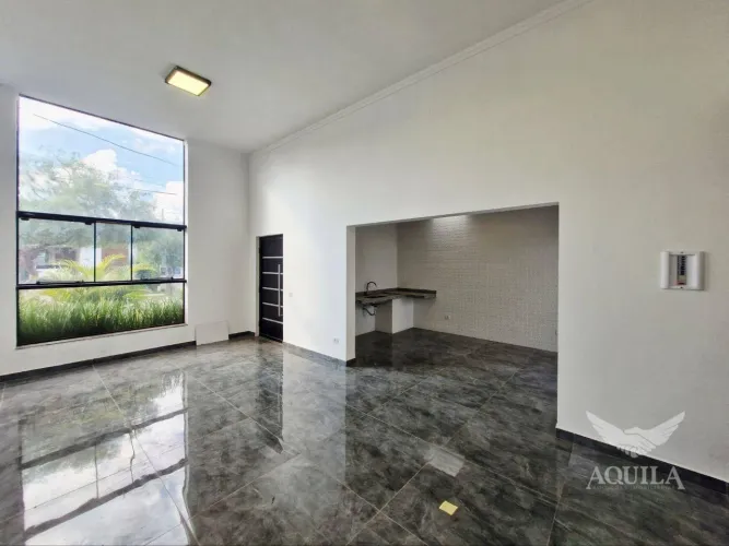 CASA TÉRREA COM QUINTAL GRAMADO E 3 QUARTOS NO CONDOMÍNIO RESIDENCIAL JARDIM SOROCABA