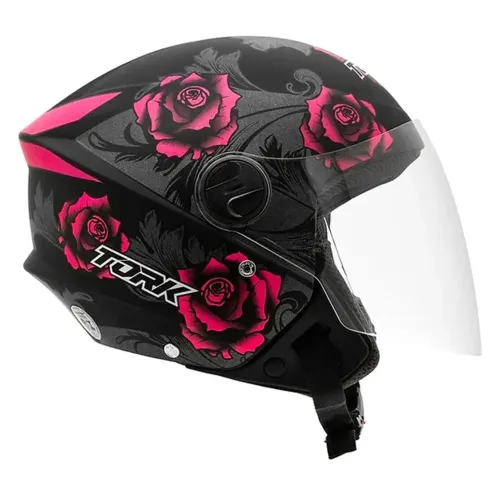Capacete feminino novo.