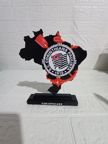 Placa 3d do Corinthians