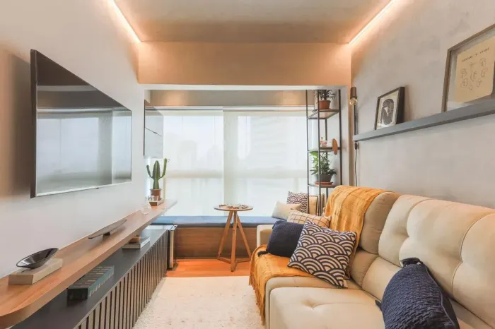 Apartamento 02 Quartos Totalmente Mobiliado Edf. Park Dumont com 50m². Rosarinho