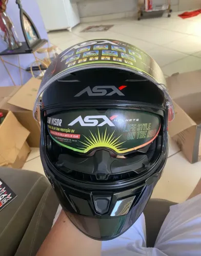 CAPACETE NOVO ORIGINAL ASX