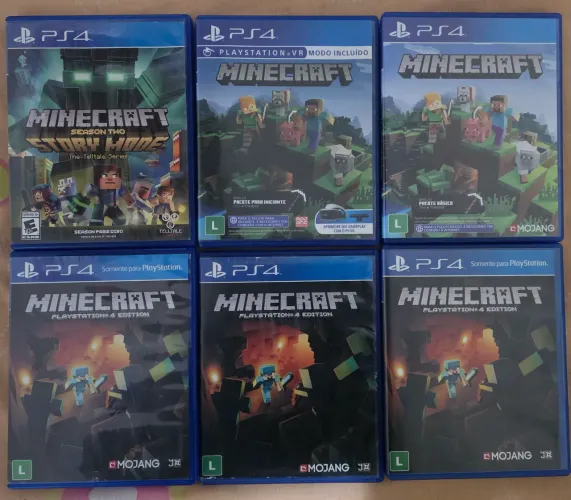 Lote Minecraft Jogo PS4